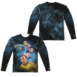 Star Trek The Original Series Among The Stars (Front/Back Print) - Men's All-Over Print Long Sleeve Men's All-Over Print Long Sleeve Star Trek The Original Series   
