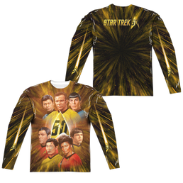 Star Trek The Original Series 50Th Anniversary Crew (Front/Back Print) - Men's All-Over Print Long Sleeve Men's All-Over Print Long Sleeve Star Trek The Original Series   