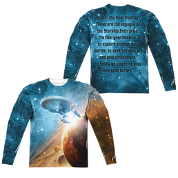 Star Trek The Original Series Final Frontier (Front/Back Print) - Men's All-Over Print Long Sleeve Men's All-Over Print Long Sleeve Star Trek The Original Series   
