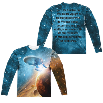 Star Trek The Original Series Final Frontier men's all-over print long sleeve