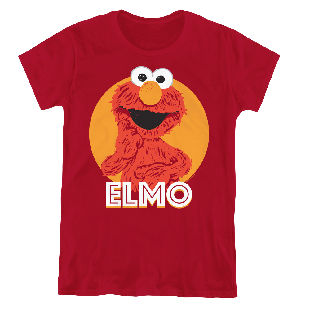 Sesame Street Elmo Scribble - Women's T-Shirt Women's T-Shirt Sesame Street   