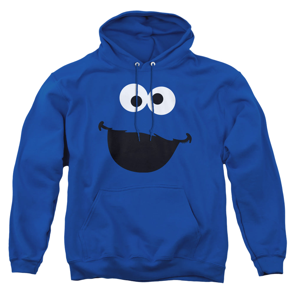 Sesame Street Cookie Monster Face - Pullover Hoodie Pullover Hoodie Sesame Street   
