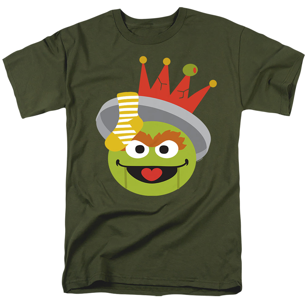 Sesame Street Christmas Nutcracker Oscar The Grouch - Men's Regular Fit T-Shirt Men's Regular Fit T-Shirt Sesame Street