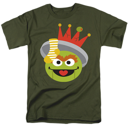 Sesame Street Christmas Nutcracker Oscar The Grouch - Men's Regular Fit T-Shirt Men's Regular Fit T-Shirt Sesame Street