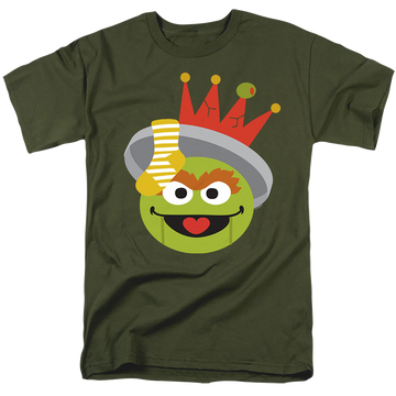Sesame Street Christmas Nutcracker Oscar The Grouch - Men's Regular Fit T-Shirt Men's Regular Fit T-Shirt Sesame Street
