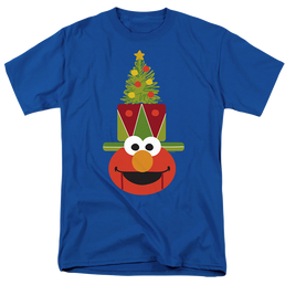 Sesame Street Christmas Nutcracker Elmo - Men's Regular Fit T-Shirt Men's Regular Fit T-Shirt Sesame Street