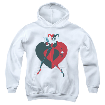 Harley Quinn Harley Heart - Youth Hoodie Youth Hoodie (Ages 8-12) Harley Quinn