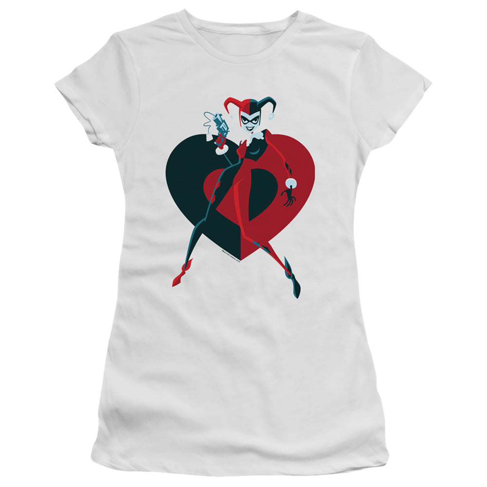 Harley Quinn Harley Heart - Juniors T-Shirt Juniors T-Shirt Harley Quinn
