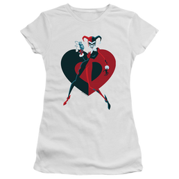Harley Quinn Harley Heart - Juniors T-Shirt Juniors T-Shirt Harley Quinn