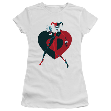 Harley Quinn Harley Heart - Juniors T-Shirt Juniors T-Shirt Harley Quinn