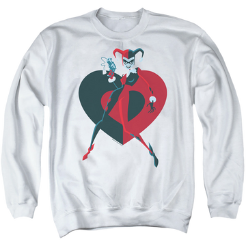 Harley Quinn Harley Heart - Men's Crewneck Sweatshirt Men's Crewneck Sweatshirt Harley Quinn