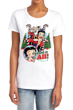 Betty Boop I Want It All - Women's T-Shirt Women's T-Shirt Betty Boop