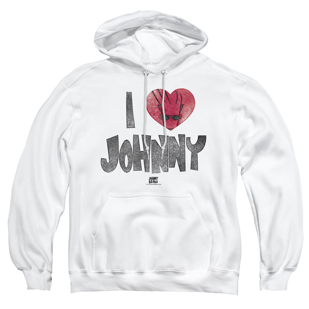 Johnny Bravo I Heart Johnny - Pullover Hoodie Pullover Hoodie Johnny Bravo