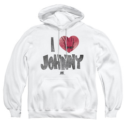Johnny Bravo I Heart Johnny - Pullover Hoodie Pullover Hoodie Johnny Bravo