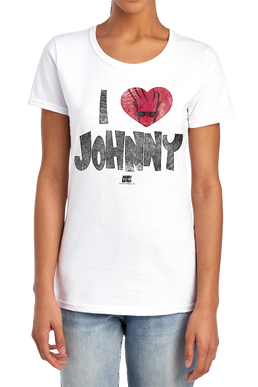 Johnny Bravo I Heart Johnny - Women's T-Shirt Women's T-Shirt Johnny Bravo