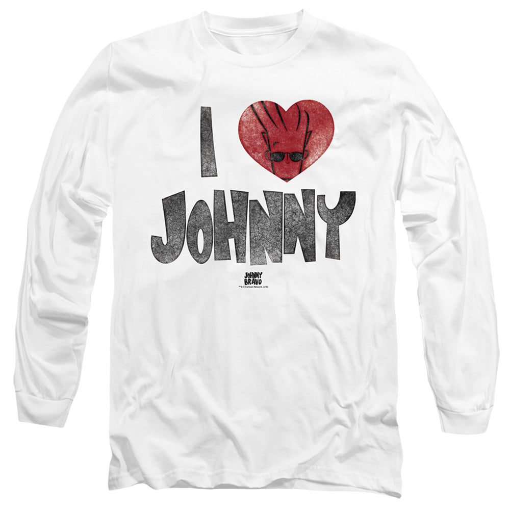 Johnny Bravo I Heart Johnny - Men's Long Sleeve T-Shirt Men's Long Sleeve T-Shirt Johnny Bravo