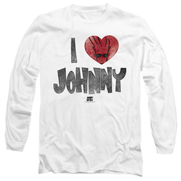 Johnny Bravo I Heart Johnny - Men's Long Sleeve T-Shirt Men's Long Sleeve T-Shirt Johnny Bravo