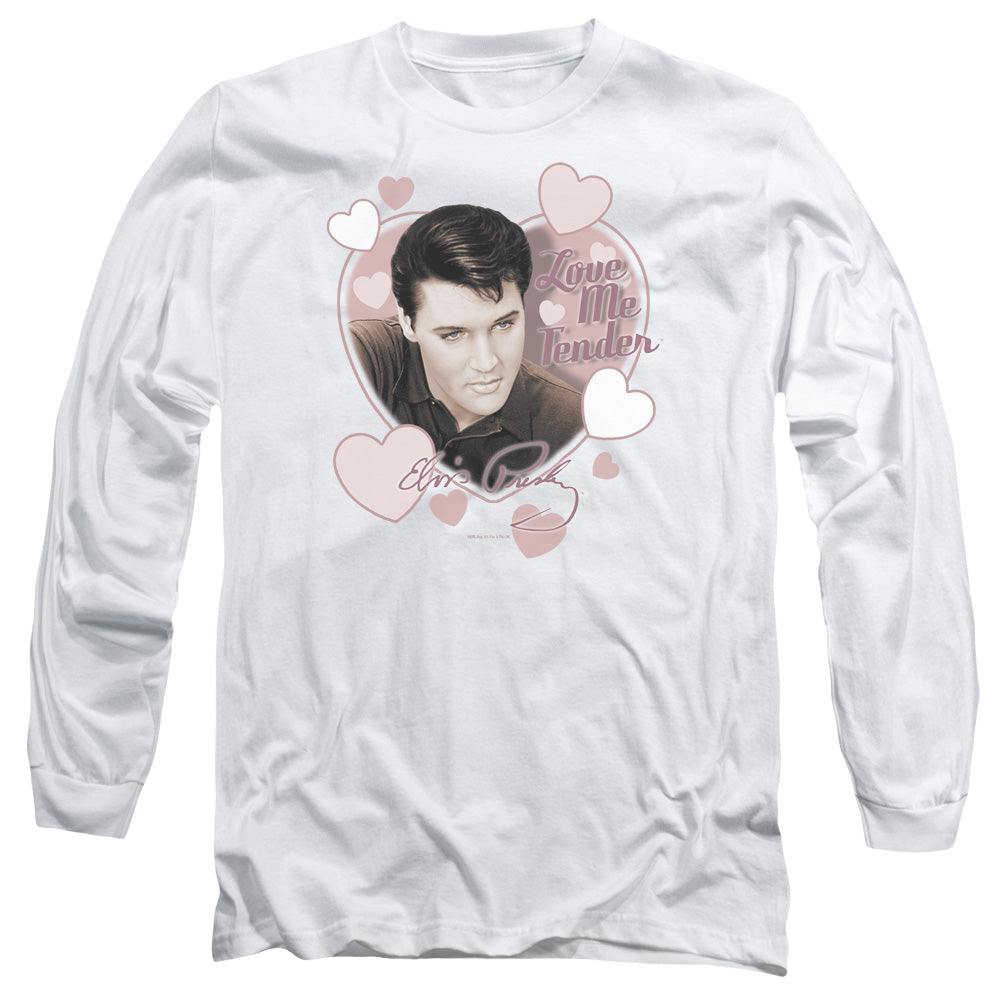 Elvis Presley Love Me Tender - Men's Long Sleeve T-Shirt Men's Long Sleeve T-Shirt Elvis Presley
