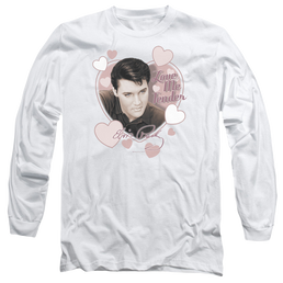 Elvis Presley Love Me Tender - Men's Long Sleeve T-Shirt Men's Long Sleeve T-Shirt Elvis Presley