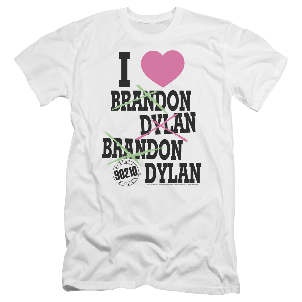 Beverly Hills 90210 I Heart 90210 - Men's Premium Slim Fit T-Shirt Men's Premium Slim Fit T-Shirt Beverly Hills 90210