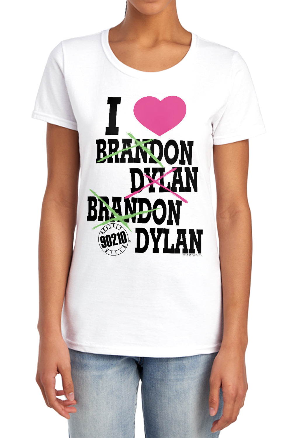 Beverly Hills 90210 I Heart 90210 - Women's T-Shirt Women's T-Shirt Beverly Hills 90210