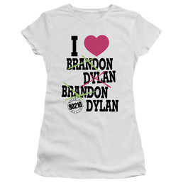 Beverly Hills 90210 I Heart 90210 - Juniors T-Shirt Juniors T-Shirt Beverly Hills 90210