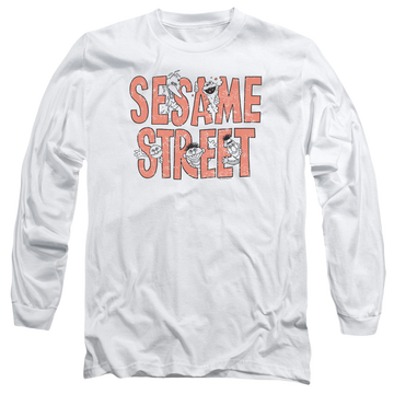 Sesame Street In Letters - Men's Long Sleeve T-Shirt Men's Long Sleeve T-Shirt Sesame Street