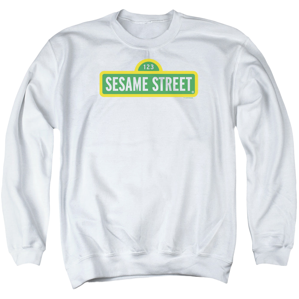 Sesame Street Logo - Men's Crewneck Sweatshirt Men's Crewneck Sweatshirt Sesame Street