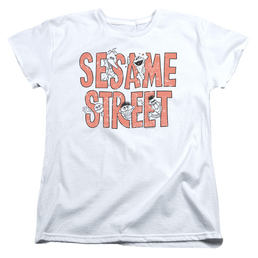 Sesame Street In Letters - Women's T-Shirt Women's T-Shirt Sesame Street
