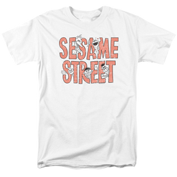 Sesame Street In Letters - Men's Regular Fit T-Shirt Men's Regular Fit T-Shirt Sesame Street