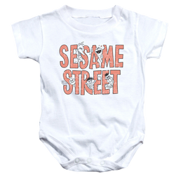 Sesame Street In Letters - Baby Bodysuit Baby Bodysuit Sesame Street