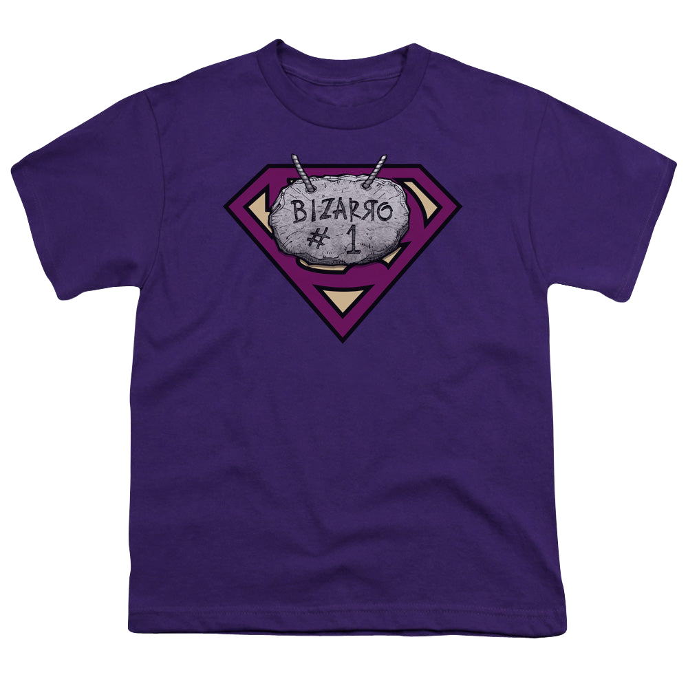 Superman Bizzaro # 1 Rock - Youth T-Shirt Youth T-Shirt (Ages 8-12) Superman