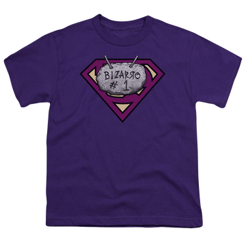Superman Bizzaro # 1 Rock - Youth T-Shirt Youth T-Shirt (Ages 8-12) Superman
