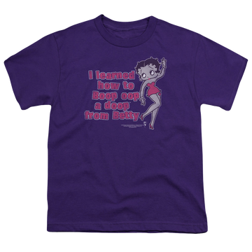 Betty Boop Learned From Betty - Youth T-Shirt Youth T-Shirt (Ages 8-12) Betty Boop