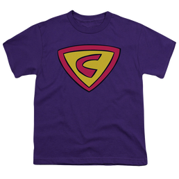 Cow & Chicken Super Cow Logo - Youth T-Shirt Youth T-Shirt (Ages 8-12) Cow & Chicken