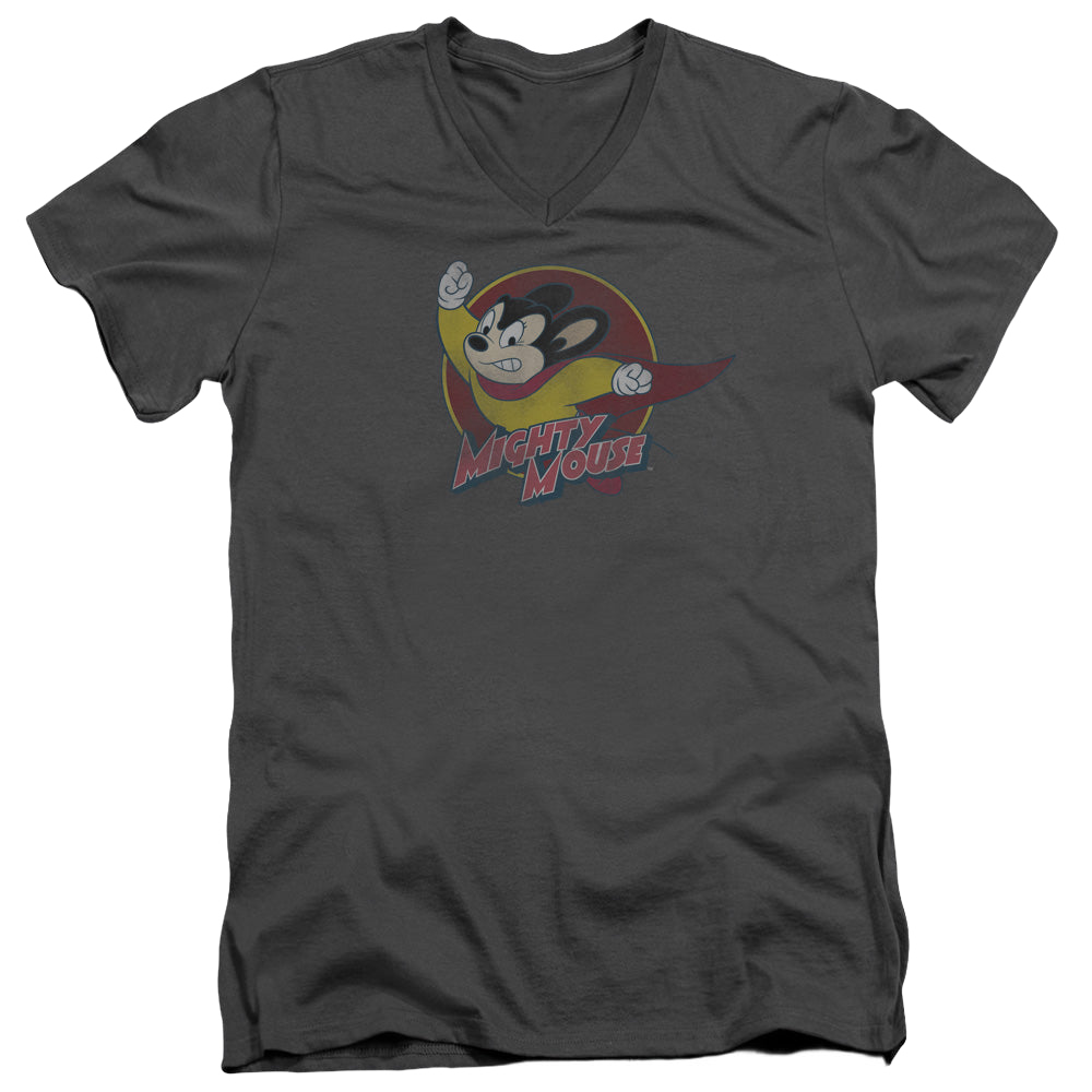 Mighty Mouse Mighty Circle - Men's V-Neck T-Shirt Men's V-Neck T-Shirt Mighty Mouse