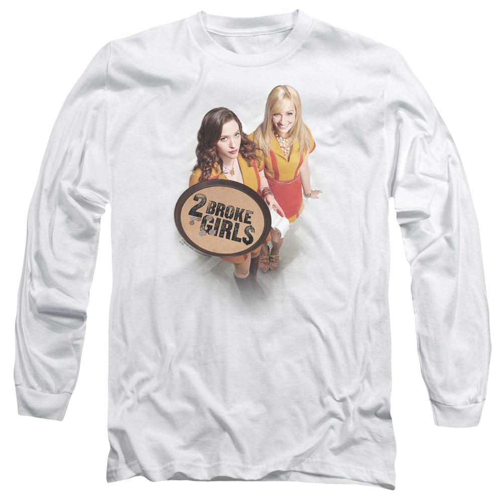 2 Broke Girls Tips Really - Men's Long Sleeve T-Shirt Men's Long Sleeve T-Shirt 2 Broke Girls