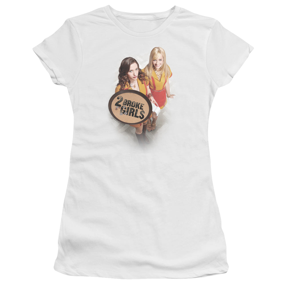 2 Broke Girls Tips Really - Juniors T-Shirt Juniors T-Shirt 2 Broke Girls