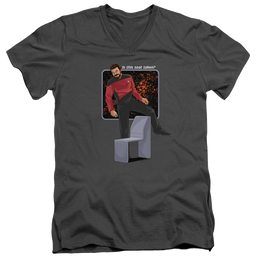 Star Trek The Next Generation Is This Seat Taken - Men's V-Neck T-Shirt Men's V-Neck T-Shirt Star Trek The Next Generation