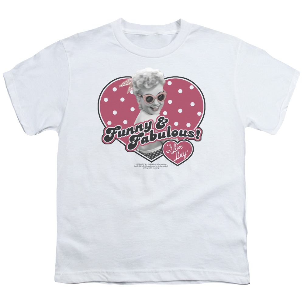 I Love Lucy Funny & Fabulous - Youth T-Shirt Youth T-Shirt (Ages 8-12) I Love Lucy