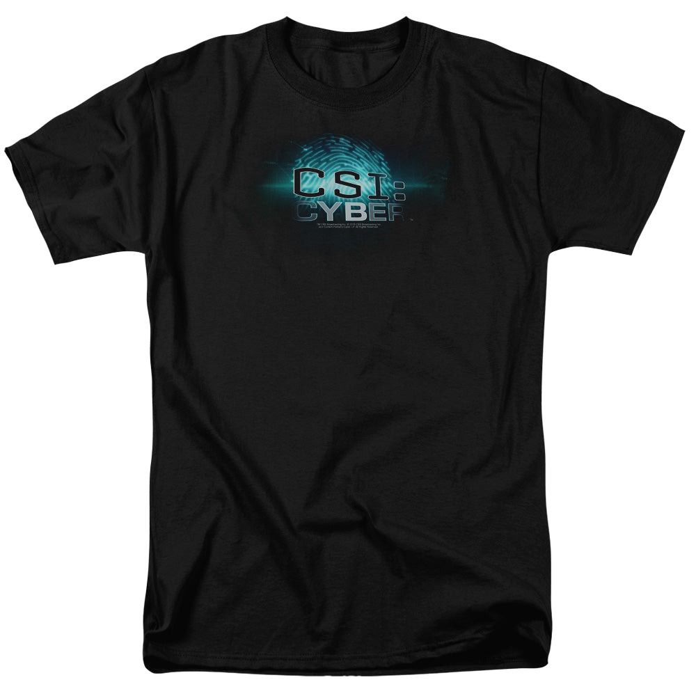 CSI Cyber Thumb Print - Men's Regular Fit T-Shirt Men's Regular Fit T-Shirt CSI Cyber