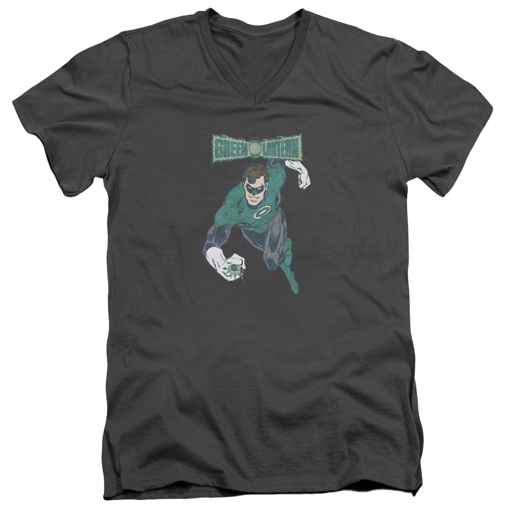Green Lantern Desaturated Green Lantern - Men's V-Neck T-Shirt Men's V-Neck T-Shirt Green Lantern