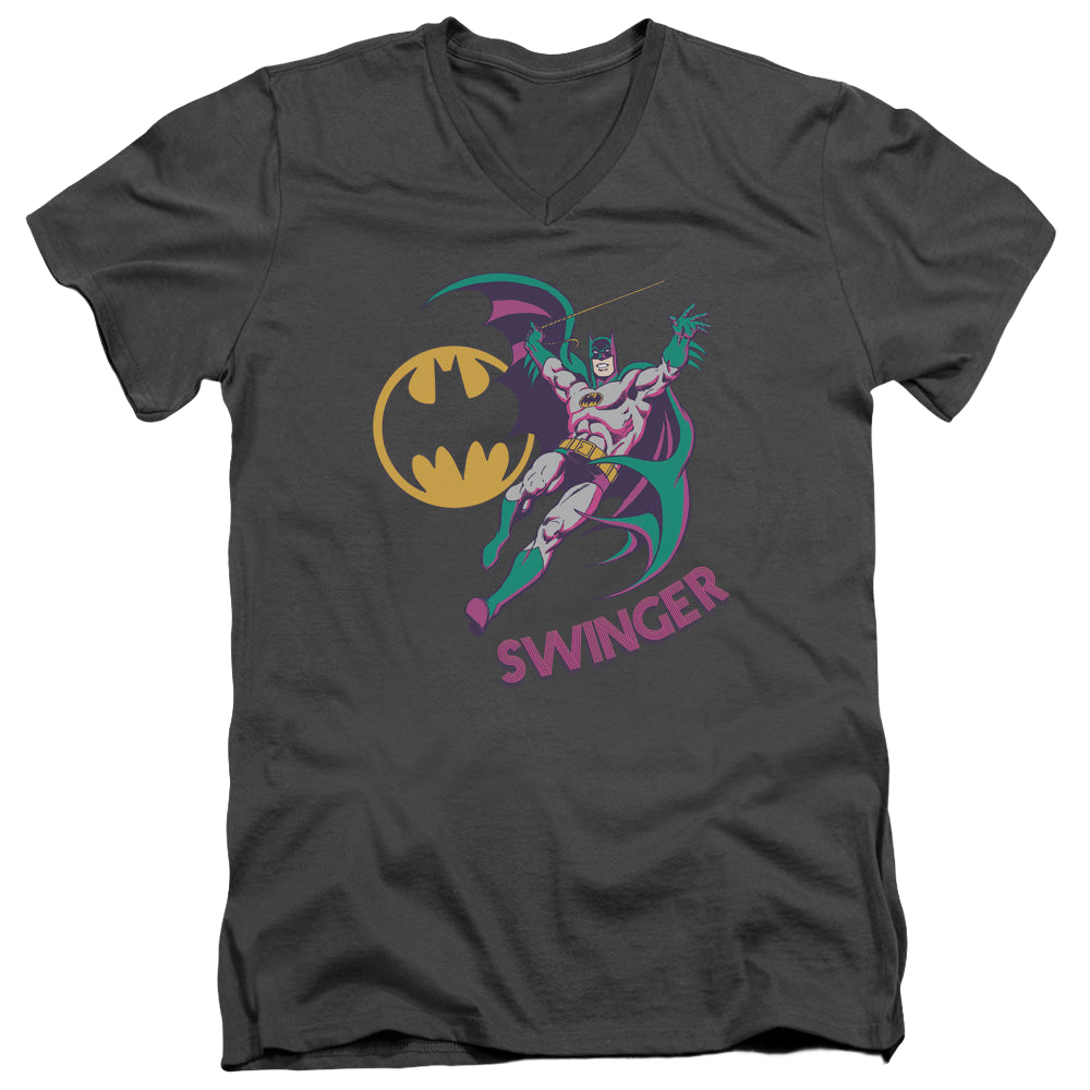 DC Batman Swinger - Men's V-Neck T-Shirt Men's V-Neck T-Shirt DC Batman