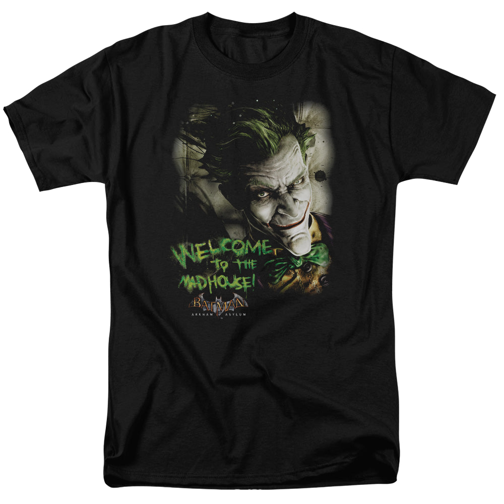 Batman Arkham Asylum Welcome To The Madhouse - Men's Regular Fit T-Shirt Men's Regular Fit T-Shirt Batman Arkham Asylum