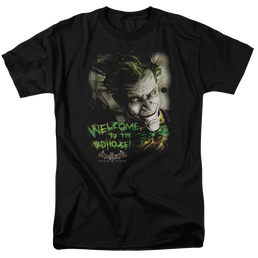 Batman Arkham Asylum Welcome To The Madhouse - Men's Regular Fit T-Shirt Men's Regular Fit T-Shirt Batman Arkham Asylum