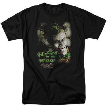 Batman Arkham Asylum Welcome To The Madhouse - Men's Regular Fit T-Shirt Men's Regular Fit T-Shirt Batman Arkham Asylum