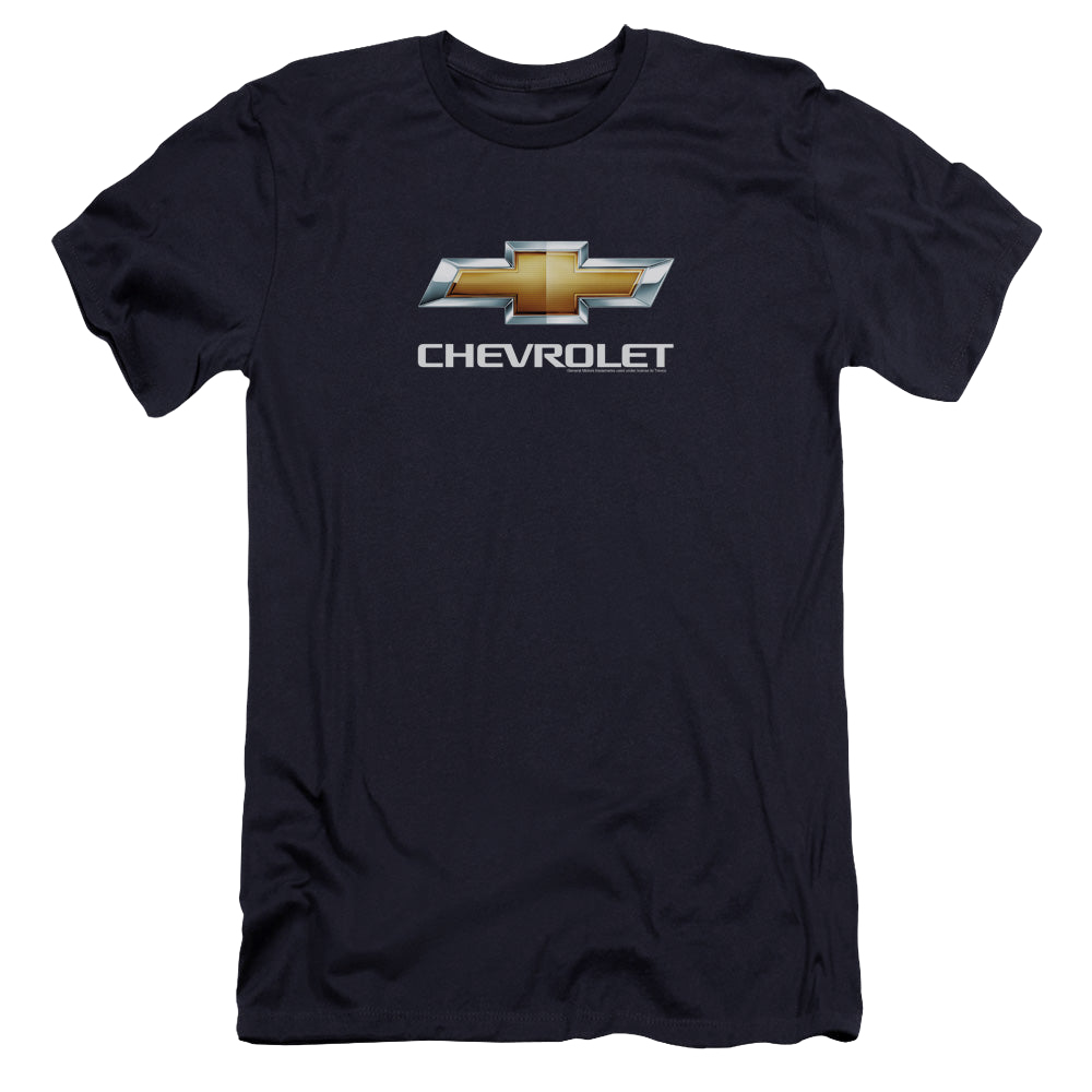 Chevrolet Chevy Bowtie Stacked - Men's Premium Slim Fit T-Shirt Men's Premium Slim Fit T-Shirt Chevrolet