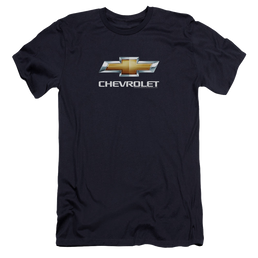 Chevrolet Chevy Bowtie Stacked - Men's Premium Slim Fit T-Shirt Men's Premium Slim Fit T-Shirt Chevrolet