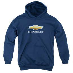 Chevrolet Chevy Bowtie Stacked - Youth Hoodie Youth Hoodie (Ages 8-12) Chevrolet