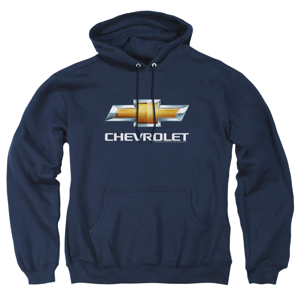 Chevrolet Chevy Bowtie Stacked - Pullover Hoodie Pullover Hoodie Chevrolet